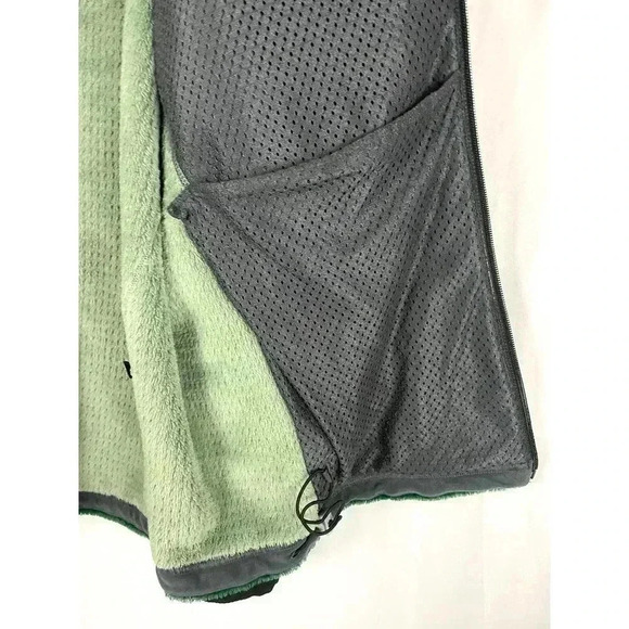 VTG Patagonia Green Deep Pile Fleece Full Jacket XL Mens Outdoor Zipped Pockets - Picture 11 of 16